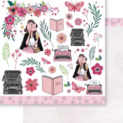 Kit de papéis 30,5x30,5cm, 4 Folhas - Coleção Meu devocional - Litoarte - comprar online