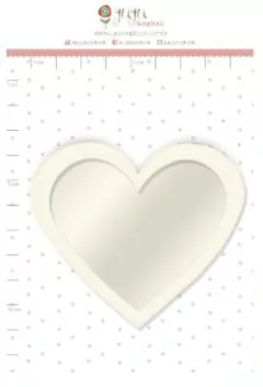 Enfeite Shaker Box GRANDE AMOR - Coleção Espalhando Amor - Juju Scrapbook