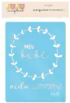 Stencil Meu Bebê - Coleção Pequenos Companheiros | JuJu Scrapbook