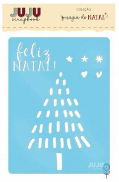 Stencil Minha Árvore - Coleção Magia do Natal | JuJu Scrapbook