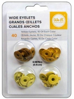 Ilhós Metal - Wide Yellow Eyelets 41587-9 - We R