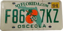 Placa Americana - F867KZ Florida