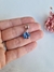 Berloque Orquídea Azul de Aço Inox - comprar online