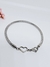 Pulseira Dorah Fecho Lagosta e Coração de Aço Inox