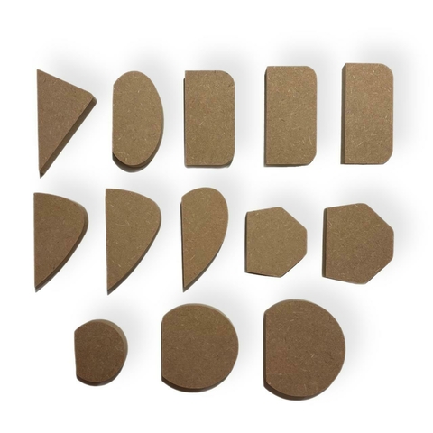 Kit com 13 (Treze) Moldes em MDF para Alças de Xícaras/Canecas - comprar online