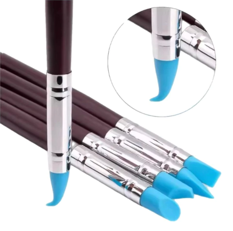 Kit com 5 (Cinco) Estecas de Silicone