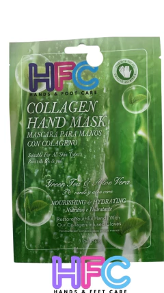 Mascara guante HFC para manos con colágeno con Te verde y Aloe Vera - comprar online