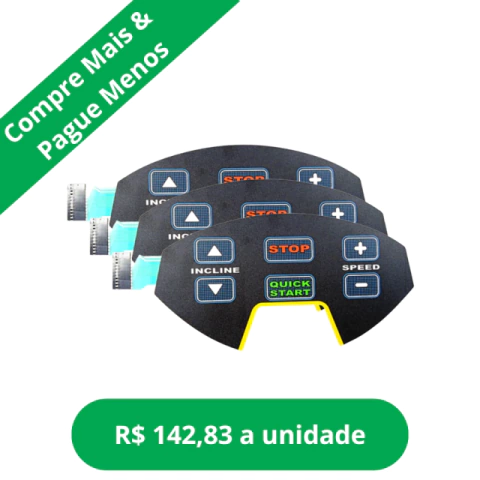 Kit 3 Teclados Esteira Olympikus Tc 40e / Tp 400 Ing - Cód 716 (Pinado Fêmea) - comprar online