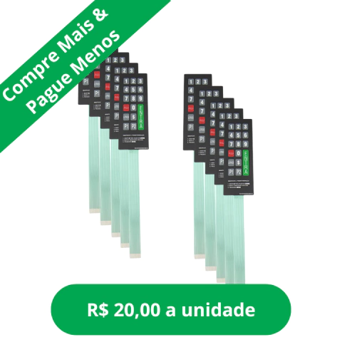 Kit 10 Teclados Bomba Stratema 16 Teclas - Cód 554 (Pinado Fêmea) - comprar online