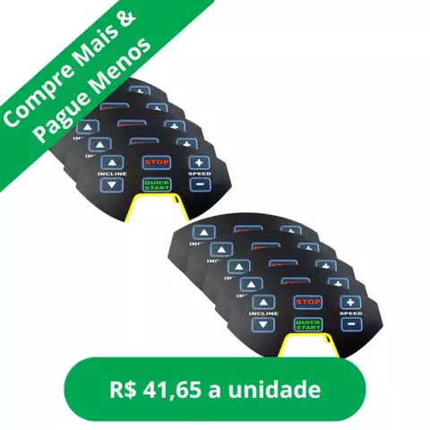 Kit 10 Teclados Esteira Olympikus Tc 40e / Tp 400 Ing - Cód 716 (Pinado Fêmea - comprar online