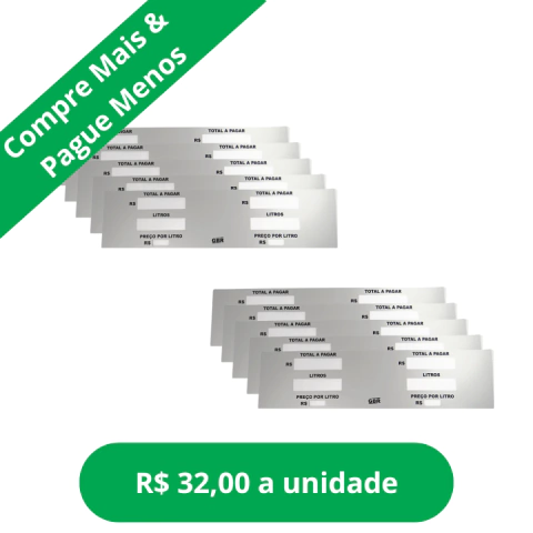 Kit 10 Graxetas Bomba Gilbarco Pro 2 Cinza 1 Pol Comp - Cód 189