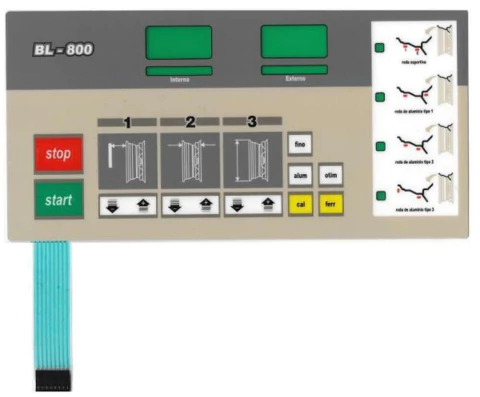 Teclado Balanceador De Rodas Jm Maquinas Bl 800 - Cód 521