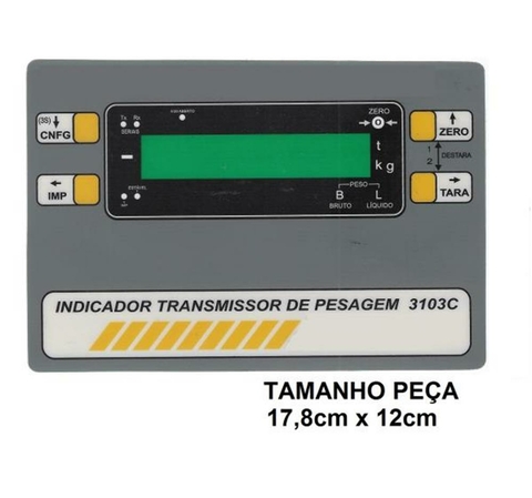 Painel Indicador De Pesagem Alfa 3103 C Pequeno - Cód 651