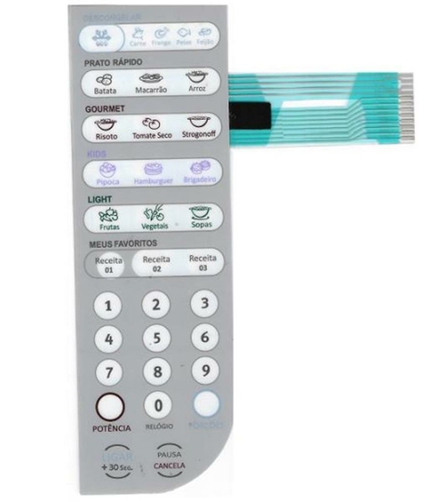 Teclado Microondas Electrolux Mef 41 - Cód 989