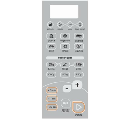 Teclado Microondas Brastemp Bmc 20 Af - Cód 1094