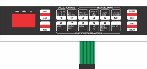 Teclado Fraction Collector Frac 100 - Cód 1263 (Pinado Fêmea)