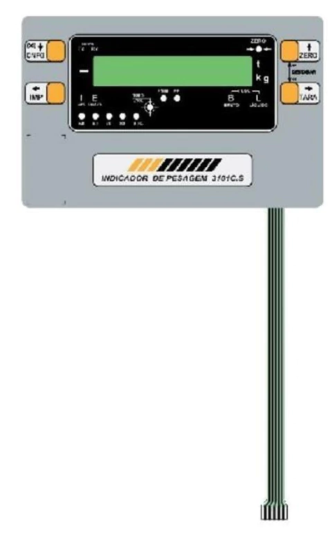 Teclado Indicador De Pesagem Alfa 3101 C.s - Cód 1689 (Pinado Fêmea)