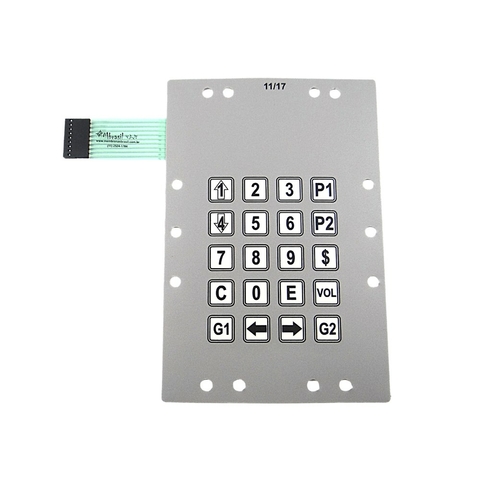 Teclado Bomba Gilbarco Inox Nova - Cód 1244 (Pinado Fêmea)