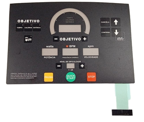 Teclado Esteira Technogym Excite Run 500i - Cód 1325 (Pinado Fêmea)