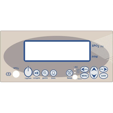 Painel Oxímetro de Mesa Oxilife Plus Entrada Redonda - Cód 3042