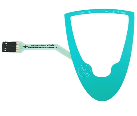 Teclado Oxímetro De Pulso Portátil Moriya M1001 - Cód 723 (Pinado Fêmea)