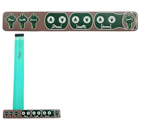 Teclado Cama Hospitalar Stryker Fl 23 E - Cód 873 (Pinado Fêmea)