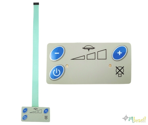 Teclado Aparelho De Foco Cirurgico Baumer 7 Vias - Cód 3161 (Pinado Fêmea)