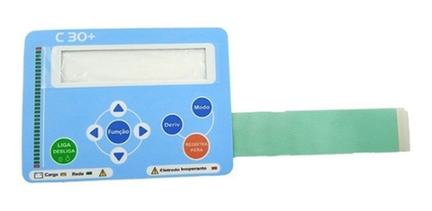 Teclado Aparelho Eletrocardiógrafo C30+ Ibramed - Cód 1069