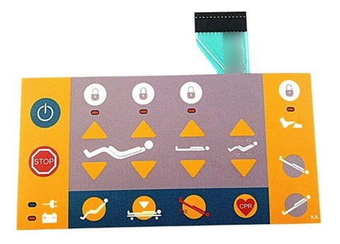 Teclado Cama Hospitalar Linet Eleganza Smart - Cód 1233 (Pinado Fêmea)