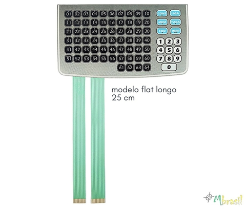 Teclado Balança Filizola Platina Pc - Cód 492