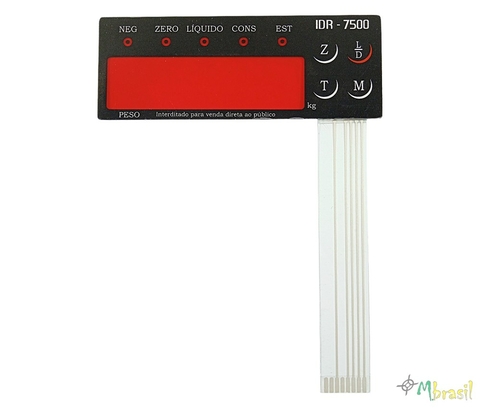 Teclado Balança Ramuza Idr 7500 - Cód 547