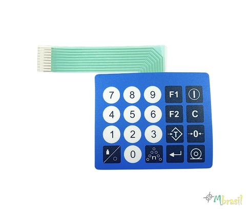 Teclado Balança Toledo 3400 Azul - Cód 567