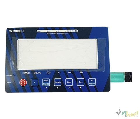 Teclado Balança Weightech Wt 3000 Ir - Cód 612 (Pinado Fêmea)