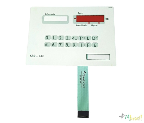 Teclado Indicador Digital Balança Saturno SBR 140 - Cód 3636 (Pinado Fêmea)