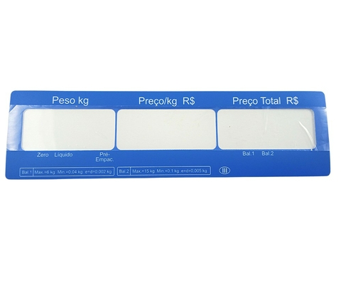 Painel Balança Toledo Prix 3 Azul 6/15 Kg - Cód 365