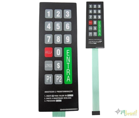 Teclado Bomba Stratema 16 Teclas - Cód 554 (Pinado Fêmea)