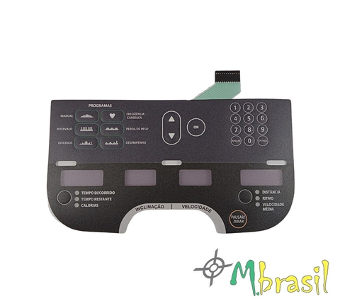 Teclado Esteira Precor 932i - Cód 1831 (Pinado Fêmea)