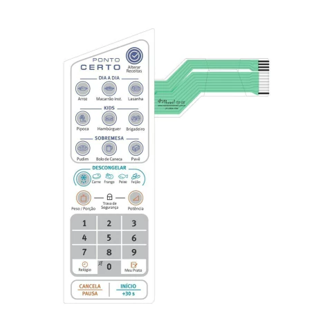 Teclado de Microondas Electrolux MEP 41 - Cód 3845