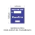 Etiqueta Preço Por Litro Azul Gasolina - Cód 3637