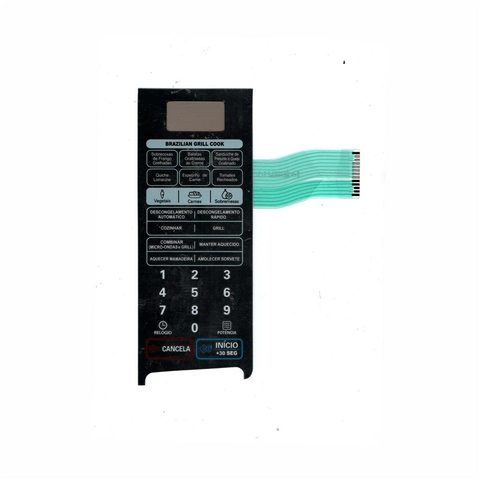 Teclado de Microondas LG MH 7049C/CA - MFM 62076901 B. Grill Cook - Cód 4094
