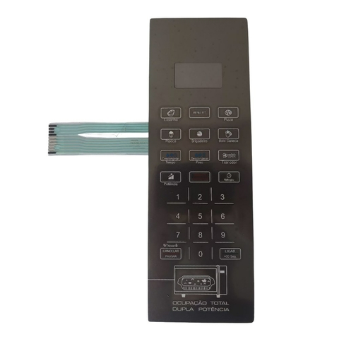 Teclado de Microondas Philco PMO 28 TF Espelhado 25,4 x 8,4cm - Cód 4091
