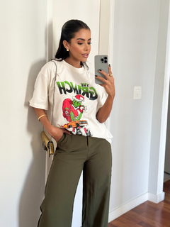 Calça Reta Peach