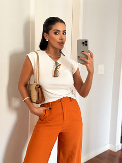 Calça Reta Peach - loja online