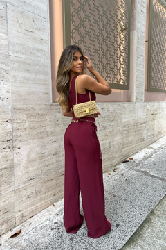 Calça Reta Peach