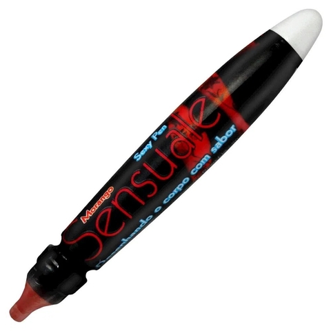 CANETA COMESTÍVEL SEXY PEN MORANGO 20G SENSUALE