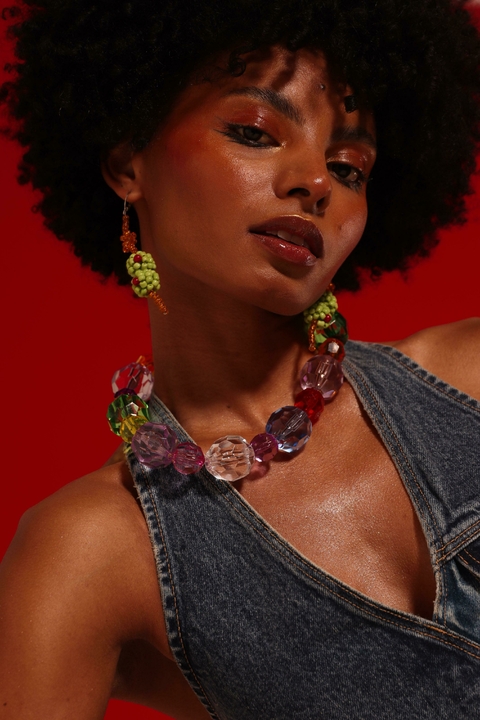Acrylic Rainbow Necklace - buy online