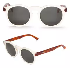 Anteojos De Sol Mr Boho Jordaan Ecru Filtro Uv400 Gafas