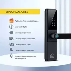 Cerradura Electrica Kanjiblack W971 Huella Digital - comprar online