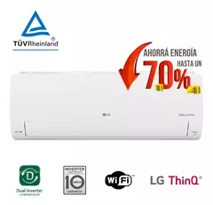 Aire Acondicionado Inverter Dualcool Wifi Frío/calor 3000 Fr Color Blanco - tienda online