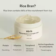 Imagen de Abib Rice Probiotics Overnight Mask Barrier Jelly Mascarilla